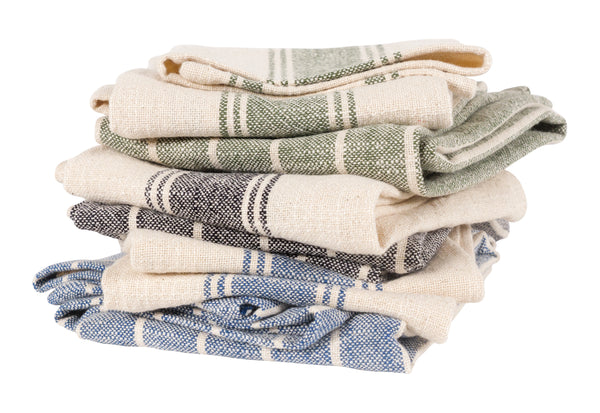 kaf home KAF Home Firenze Natural Rustic Farmhouse Slubbed Kitchen Towels