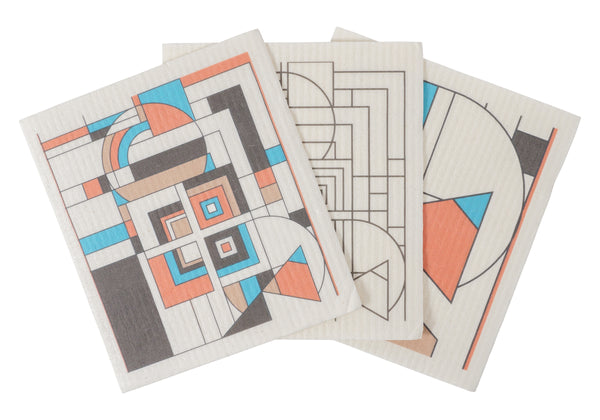 Kaf Home Frank Lloyd Wright - Swedish Dish Cloths