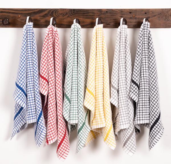 Kaf Home Grid Terry Kitchen Towel