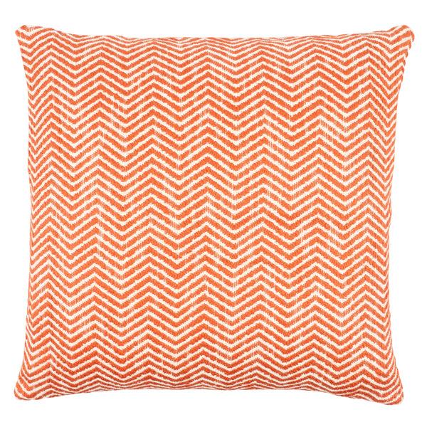 Kaf Home Irregular Woven Chevron Pillow