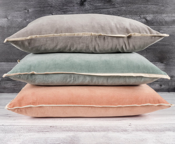 Kaf Home KAF Home Velvet Flange Decorative Pillow