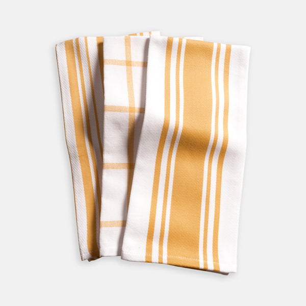 Kaf Home Mixed Flat Towels Set