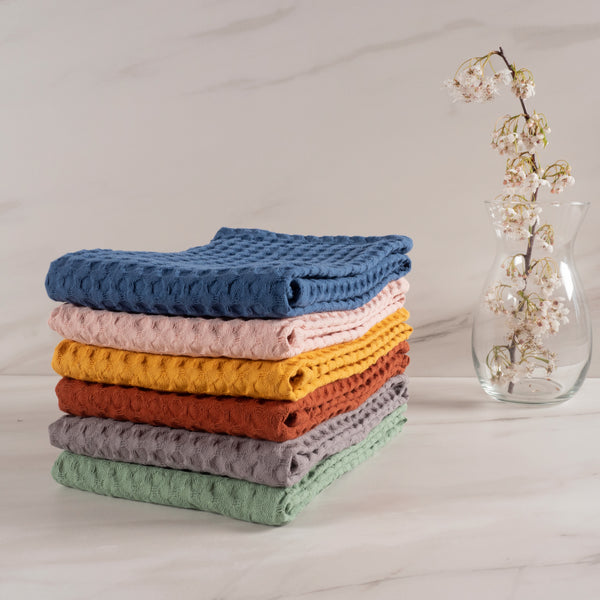 Kaf Home Monaco Jumbo Waffle Kitchen Towel