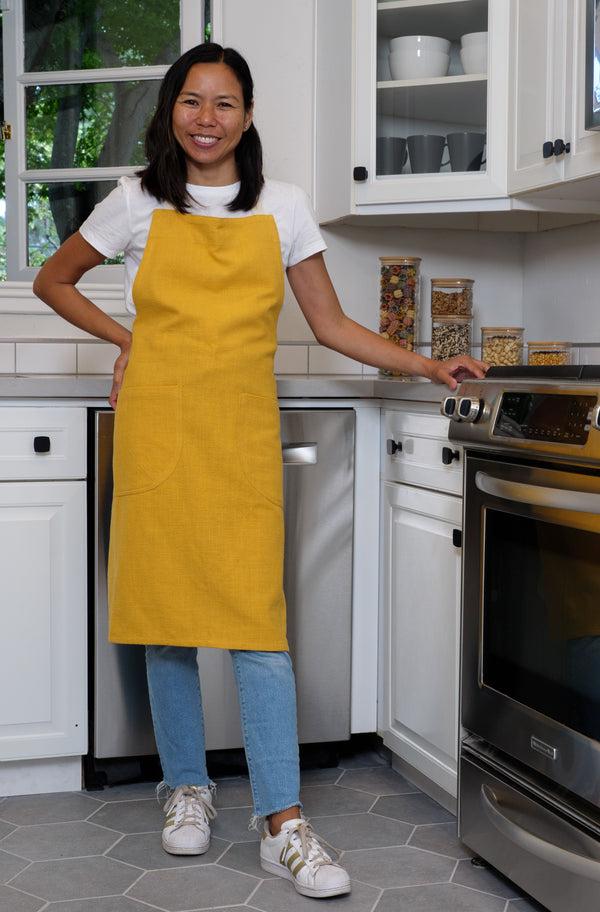 Kaf Home Monaco Slubbed Yarn Apron