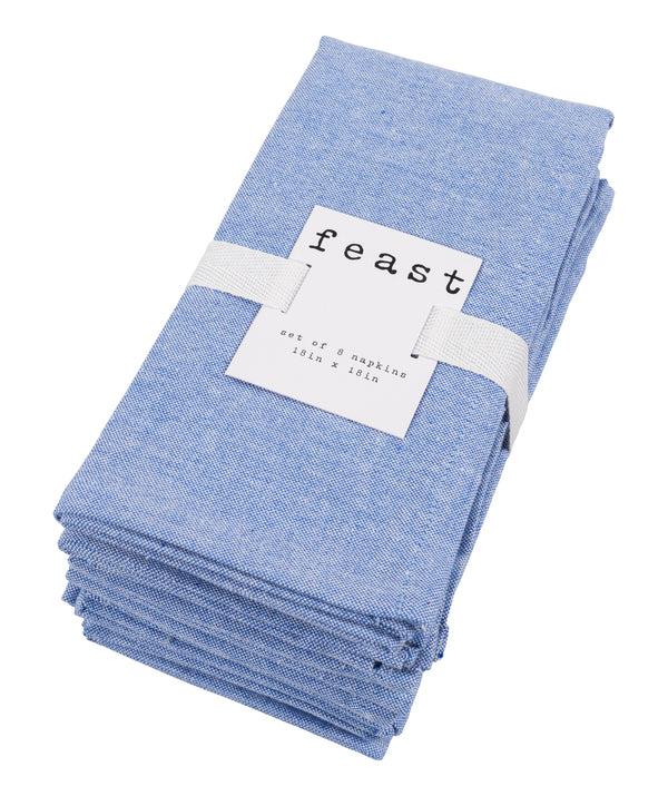 kaf home Overbrook Chambray Napkins