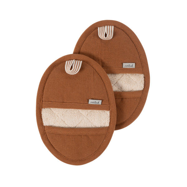 Kaf Home KAF Home Rooted Sustainable Set Of 2 Pot Grabbers 6" X 8.5"