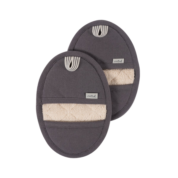 kaf home KAF Home Rooted Sustainable Set Of 2 Pot Grabbers 6" x 8.5"