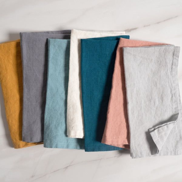 kaf Home KAF Home Verona 100% Stone Washed Linen Napkins