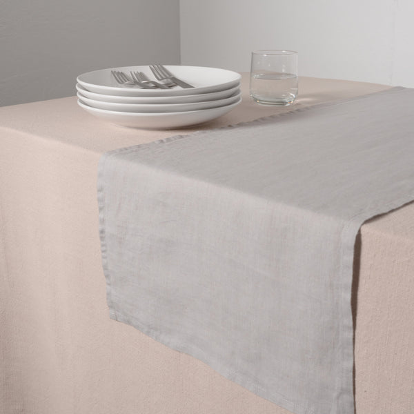 Kaf Home KAF Home Verona 100% Stone Washed Linen Table Runner