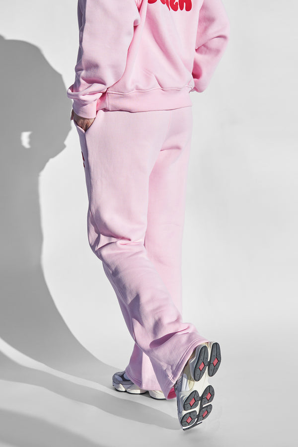 Kaiia Design Bubble Graphic Jogger Baby Pink And Red