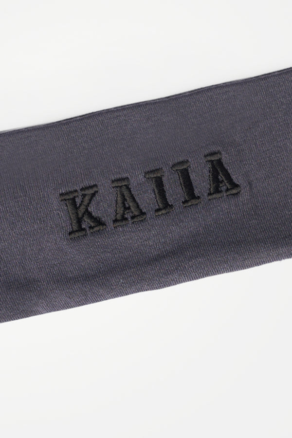 Kaiia Logo Headband Dark Grey