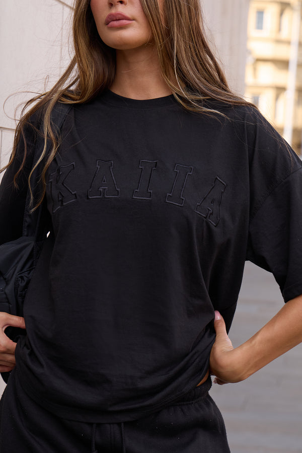 Kaiia Oversized T-shirt Black
