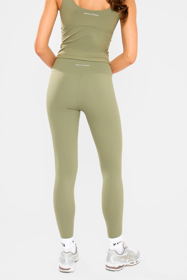 Kaiia Sculpt Leggings Khaki