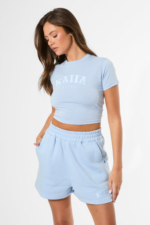 Kaiia Studio Baby Tee Light Blue