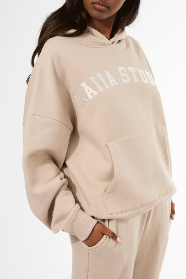 Kaiia Studio Oversized Hoodie Stone