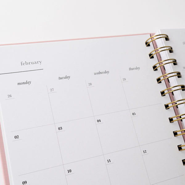 Kaisercraft 2026 A5 Weekly Spiral Diary - Kit-Tea Cat