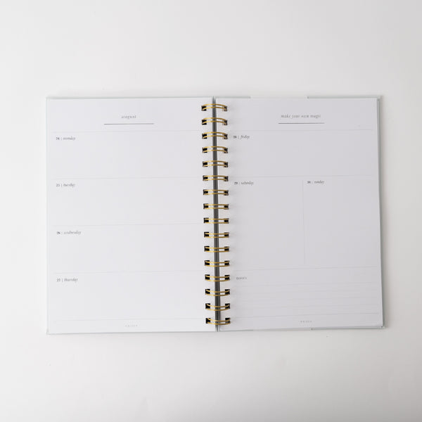 Kaisercraft 2026 A5 Weekly Spiral Diary - Plumberry Numbers