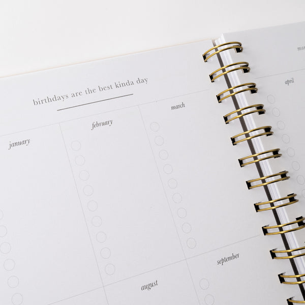 Kaisercraft 2026 A5 Weekly Spiral Diary - Watercolour Blossoms