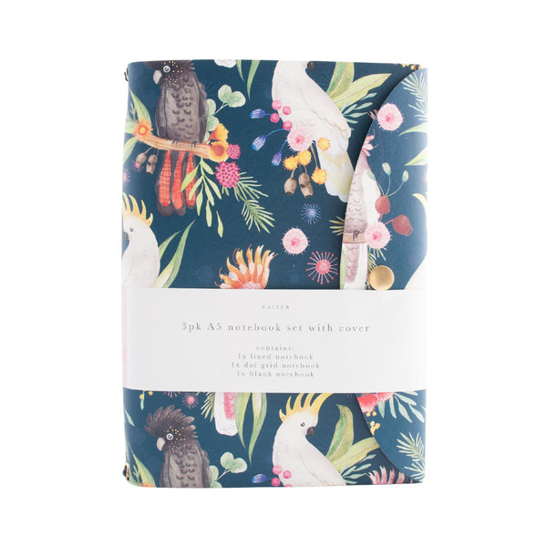 kaisercraft 3Pk A5 Notebook With Cover Set - Gumtree Friends