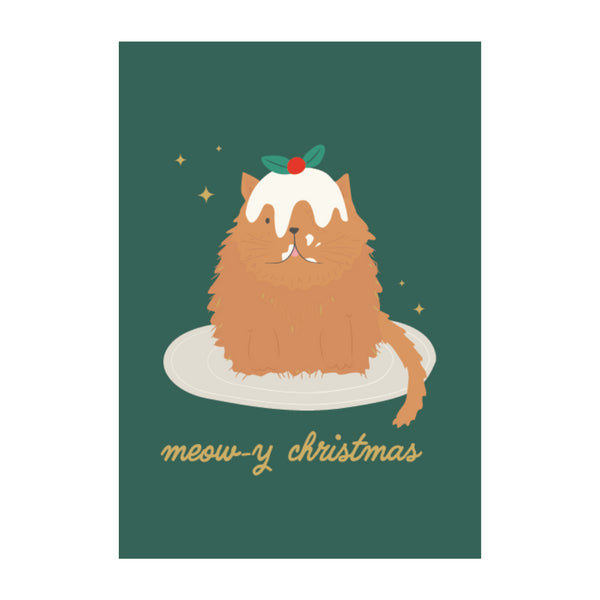kaisercraft Christmas Greeting Card - Christmas Kitty