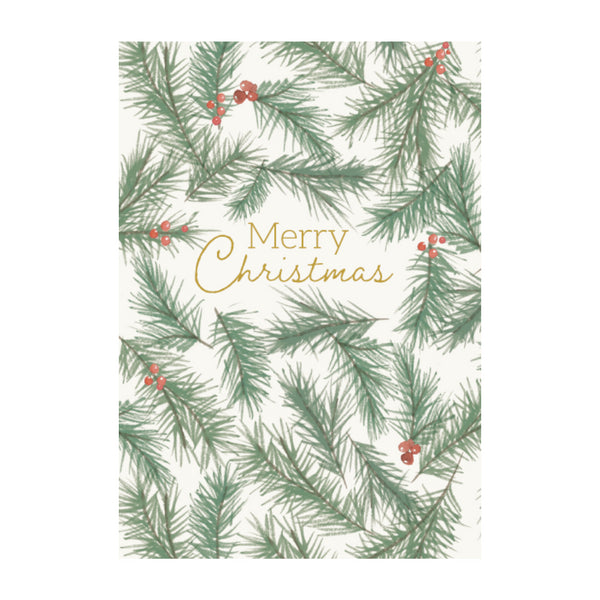 kaisercraft Christmas Greeting Card -Christmas Sprigs