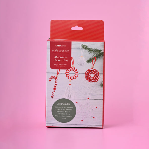 Kaisercraft Christmas Make Your Own Macrame Decorations