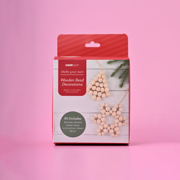 Kaisercraft Christmas Make Your Own Wooden Bead Decorations