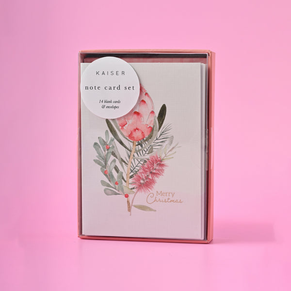 Kaisercraft Christmas Notecard Set - Christmas Bouquet
