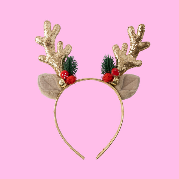 Kaisercraft Christmas Novelty Headband - Golden Reindeer