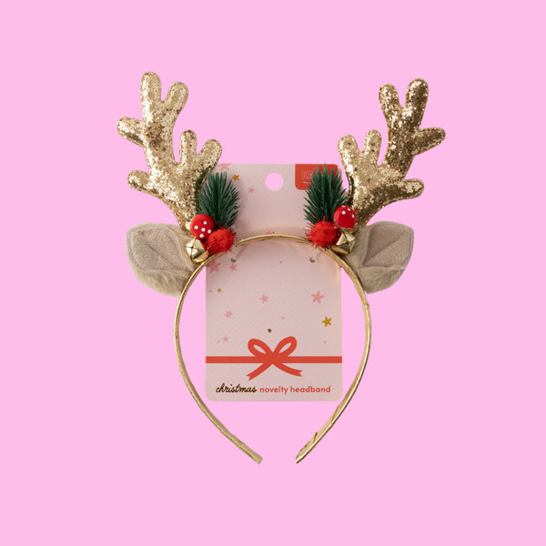 Kaisercraft Christmas Novelty Headband - Golden Reindeer