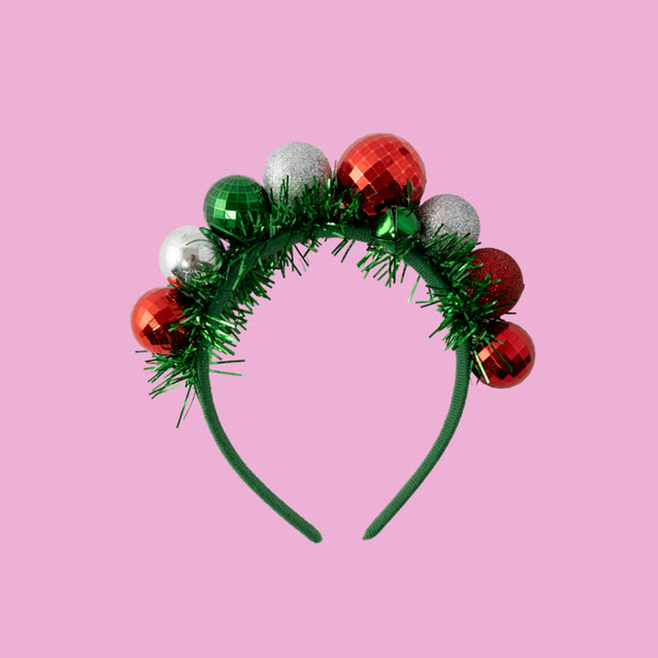 Kaisercraft Christmas Novelty Headband -Green Bauble