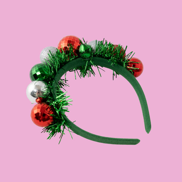 Kaisercraft Christmas Novelty Headband -Green Bauble