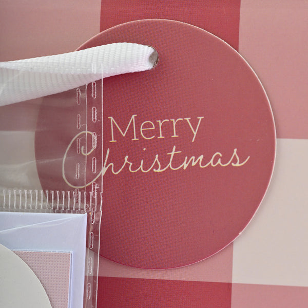 Kaisercraft Christmas Small Gift Bag Set - Red Gingham