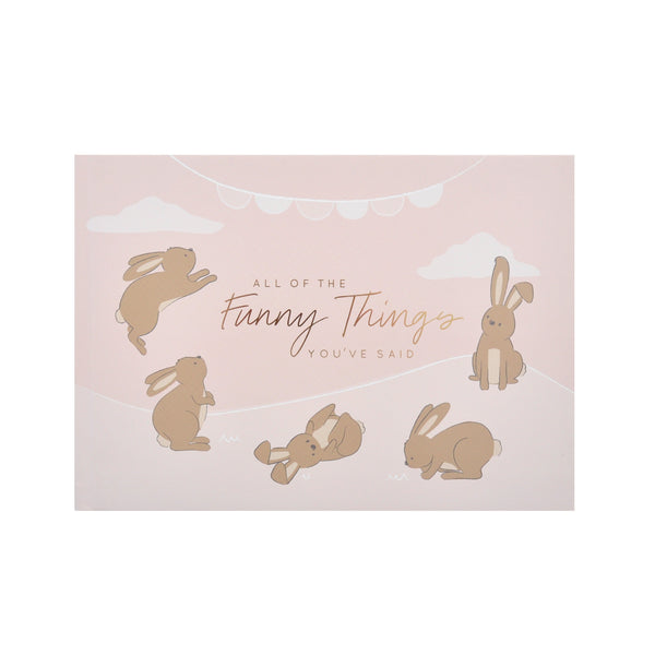kaisercraft Funny Things You Say Book - Playful Bunny