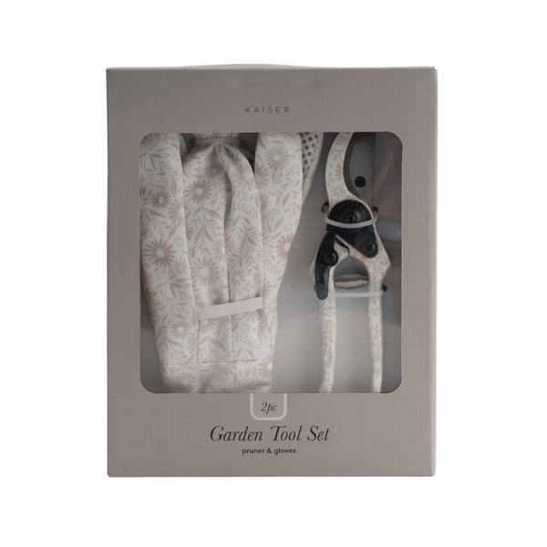 kaisercraft Garden Tools Pruner & Gloves - Vintage Posy