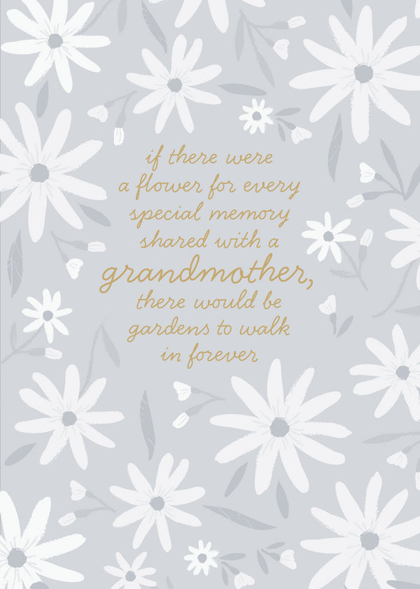 kaisercraft Greeting Card Blushing Floral- Grandmother Daisy