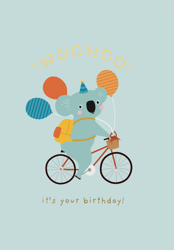 kaisercraft Greeting Card Explorer Mates - Party Koala