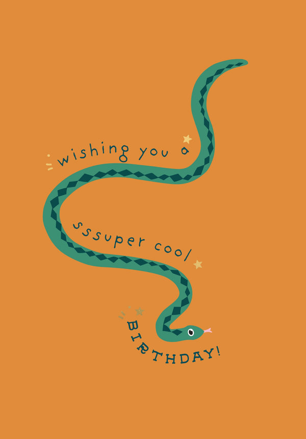 kaisercraft Greeting Card Explorer Mates - Super Snake