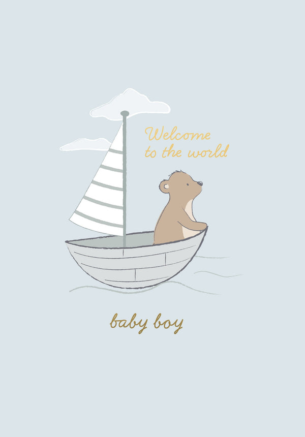 kaisercraft Greeting Card Little Adventurer - Baby Boy
