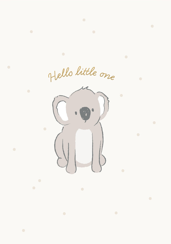 kaisercraft Greeting Card Little Adventurer - Little Koala