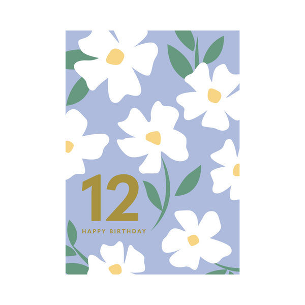 kaisercraft Greeting Card Magical Milestone - 12 Daisies