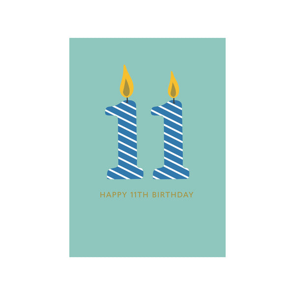 kaisercraft Greeting Card Marvellous Milestone - 11 Candles