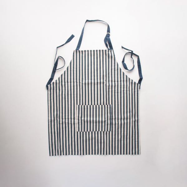 Kaisercraft K&Co Home Collection Apron - NAVY PINSTRIPE