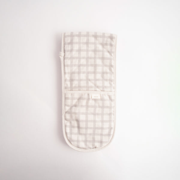 Kaisercraft K&Co Home Collection Long Oven Mitt - GREY CHECK