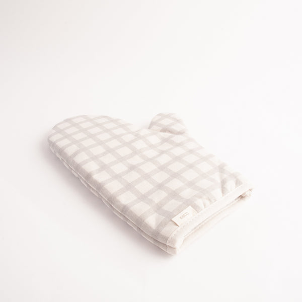 Kaisercraft K&Co Home Collection Oven Mitt - GREY CHECK
