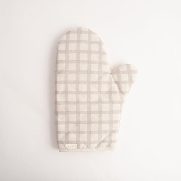 kaisercraft K&Co Home Collection Oven Mitt - GREY CHECK