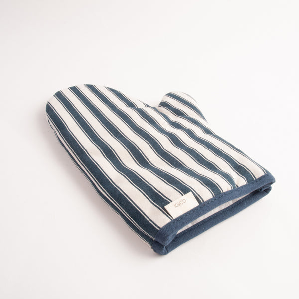 Kaisercraft K&Co Home Collection Oven Mitt - NAVY PINSTRIPE