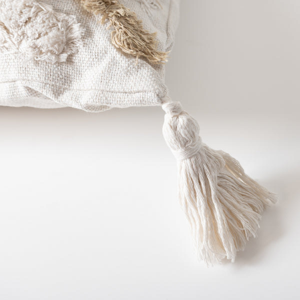 Kaisercraft K&Co Texture Cushion - Cream & Natural Zig Zag