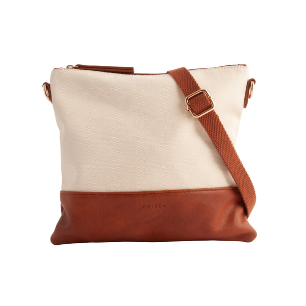 kaisercraft Kaiser Canvas Square Shoulder Bag - CREAM