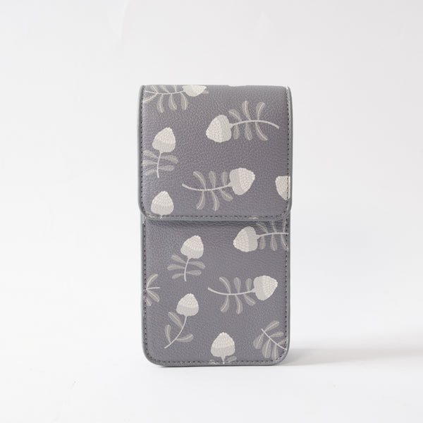 Kaisercraft Kaiser Crossbody Phone Bag - Grey Waratah